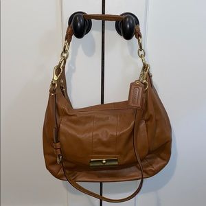 Coach Kristin Tan/Caramel-colored Hobo Handbag